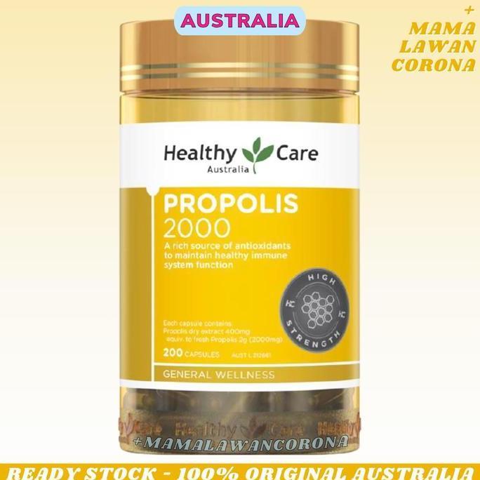Bitamin- Healthy Care Propolis 2000Mg 200 Capsules 3800 2000 1000 Mg Kapsul