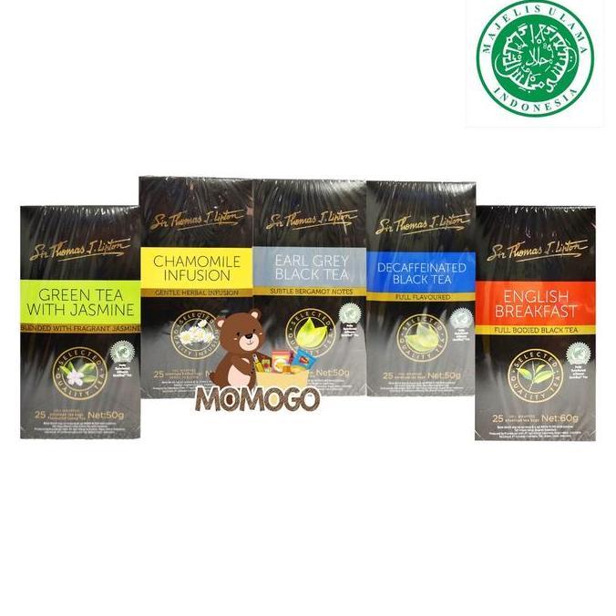TERBARU LIPTON TEA 25 BAGS - SIR THOMAS J.LIPTON