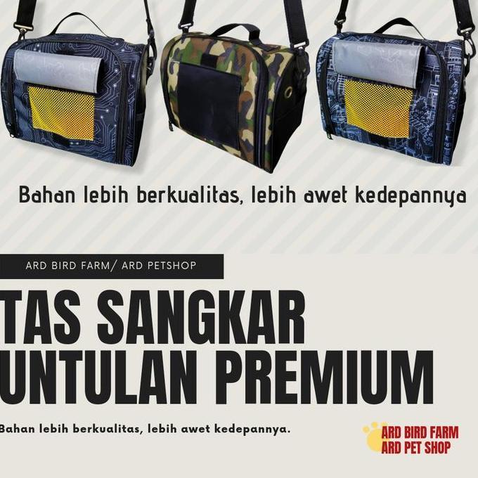 Dbutsu- Tas Kandang Hewan Burung Lovebird Untulan