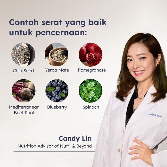 Kenk- Nutri & Beyond Fiber Drink Dengan Buah Dan Sayur Rasa Mixberry (1 Box Isi 4Pcs)