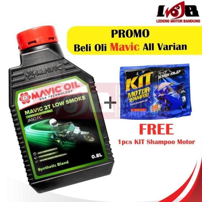 New- Oli Samping Mavic 2T Racing Oil Low Smoke Xtra Fragrance 800Ml Ninja Motor Motorcycle