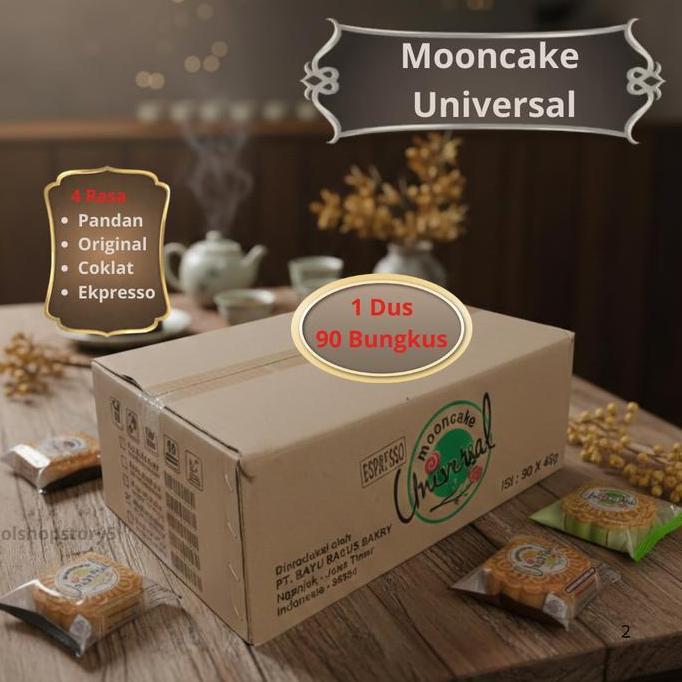 Mooncake 1 karton 90 Pcs Exp Di Jamin Lama Kue Bulan Halal Universal Enak ARG