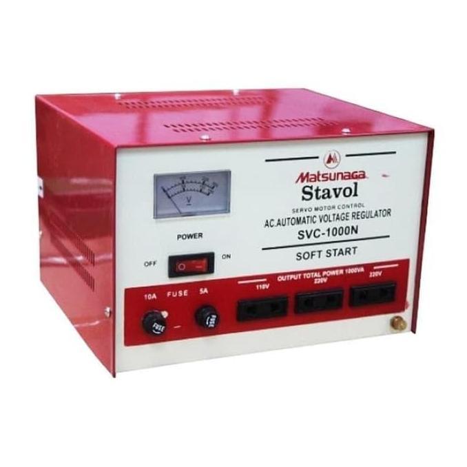 STAVOL STABILIZER MATSUNAGA 1000 VA STAVOLT 1000VA ORIGINAL DAN TERPERCAYA