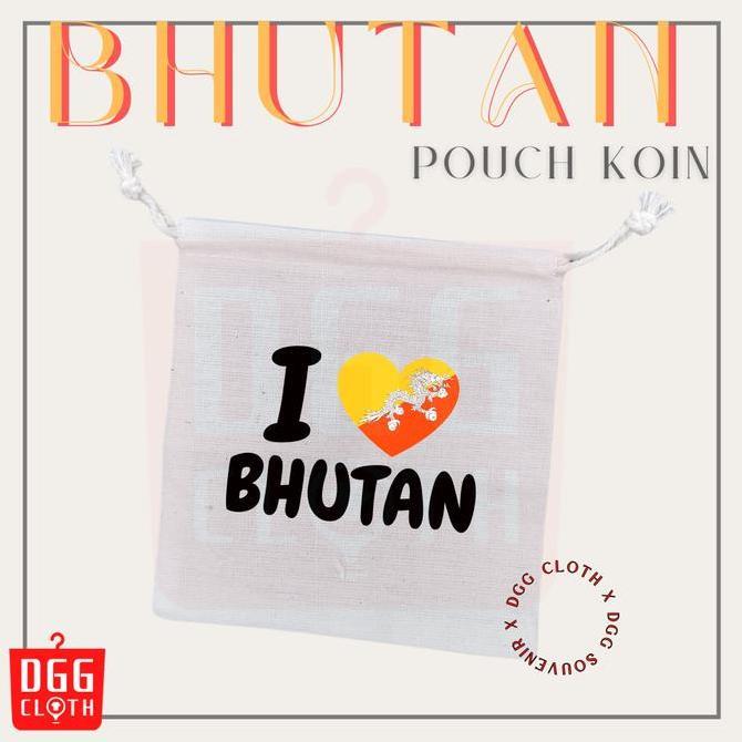 Dggcloth Pouch Koin Souvenir Bhutan Dompet Koin Oleh Oleh Thimphu 1 Murah Meriah