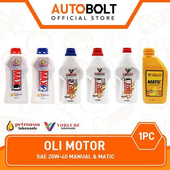 New- Oli Motor Petroasia Vorlube  Max Mpt 1 2 Matic Oil Minyak Manual Motor