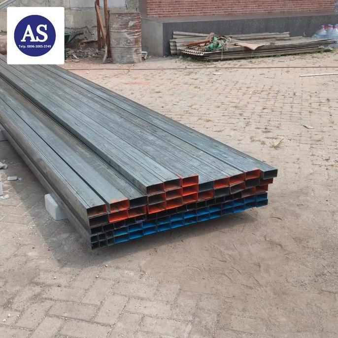 Nutbolt- Besi Hollow Galvanis 40X60 1.2 Mm Kotak Full