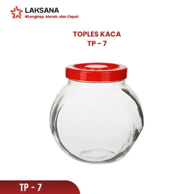 Termurah / Hot Sale Toples Kaca | Toples Beling | Toples Kecil Miring Tutup Putar Tp7