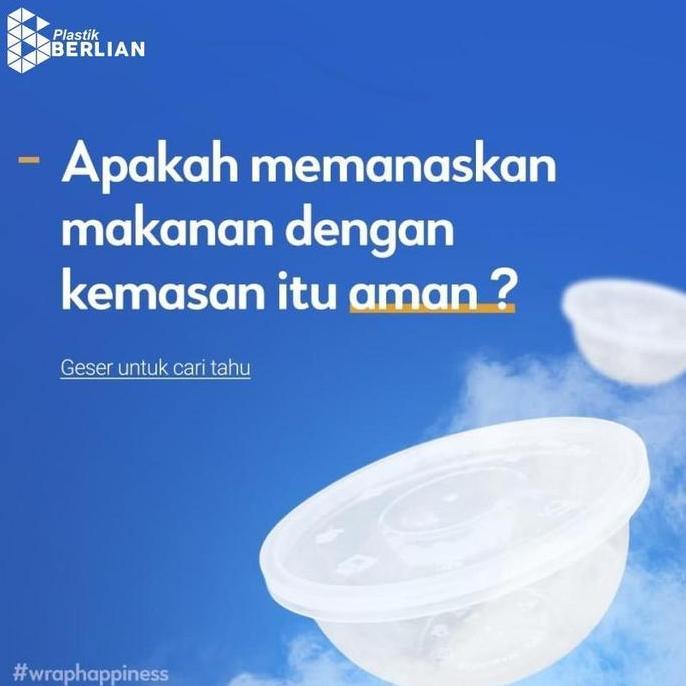 Mangkok Plastik 1500ml toples bulat sop Thinwall bowl - 25 pcs