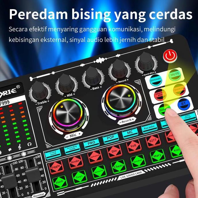 Comcom- Siborie&Jerryan_Khan Rekomendasi Bersama Soundcard F999+Bm800Pro+Otg-2 In 1
