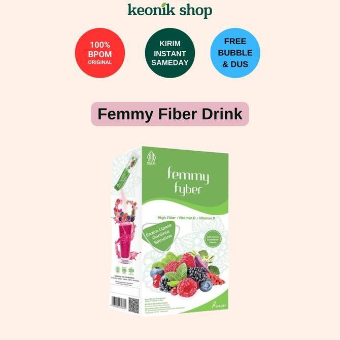 Ultrafit- Femmy Fiber - Minuman Fiber Drink - Diet - Detox