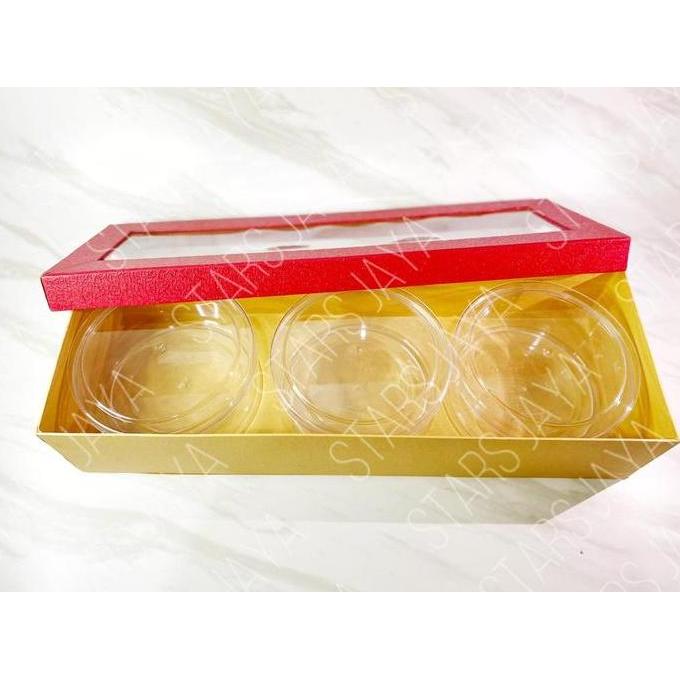 Box Mika 43,5 x 15 x 7,5 cm , Kotak Kue Kering, HardBox, Hampers, Gift