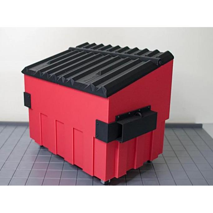 Aksesoris Diorama Dumpster Tempat Sampah  Skala 1:18