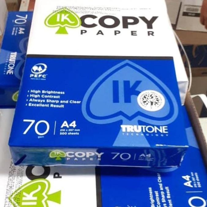 Yabureta- Kertas Hvs A4 70 Gram Ik Copy Paper Kertas Fotocopy (Khusus Grab Dan Gojek)