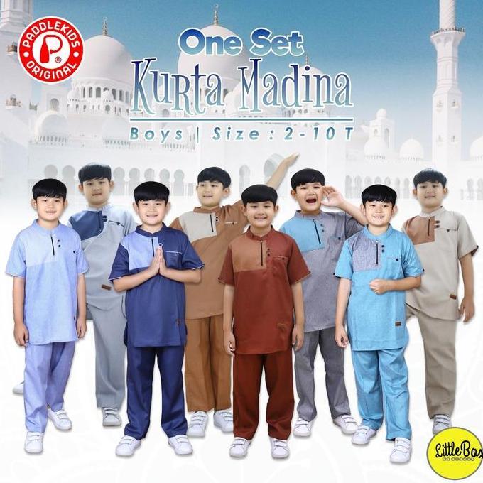 Setelan Koko Anak Kurta Madina Paddle Kids