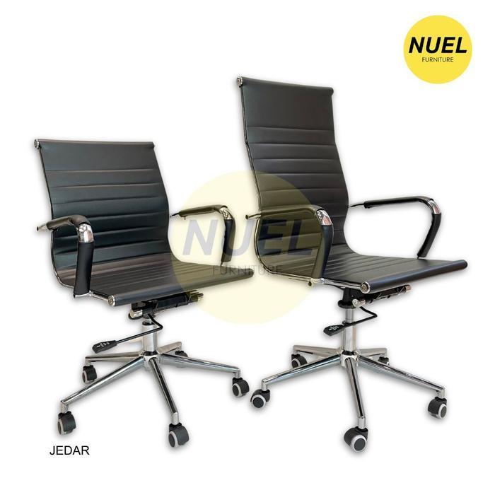NUEL Kursi Direktur Kulit Oscar /  Kursi Manager / Jedar Office Chair