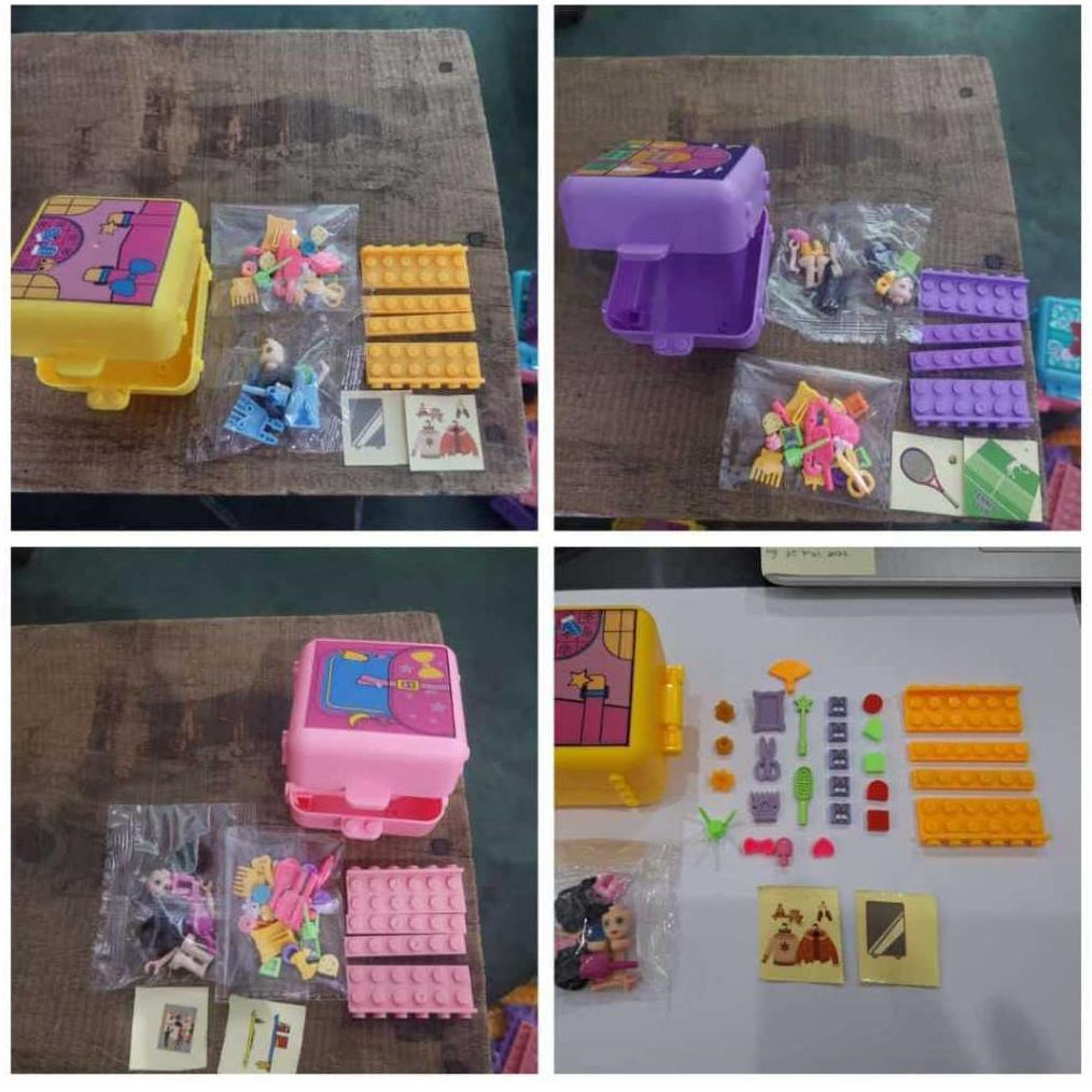 Mainan Roboman Girls Fashion Suitcase Lego Friends Box