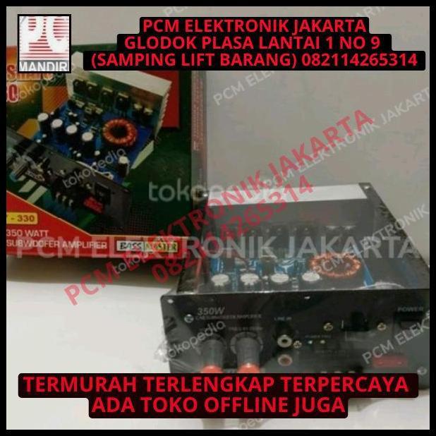 DISKON KIT MODULE POWER AMPLIFIER SUBWOFER SUBWOOFER MOBIL CAR 12VOLT DMS330 