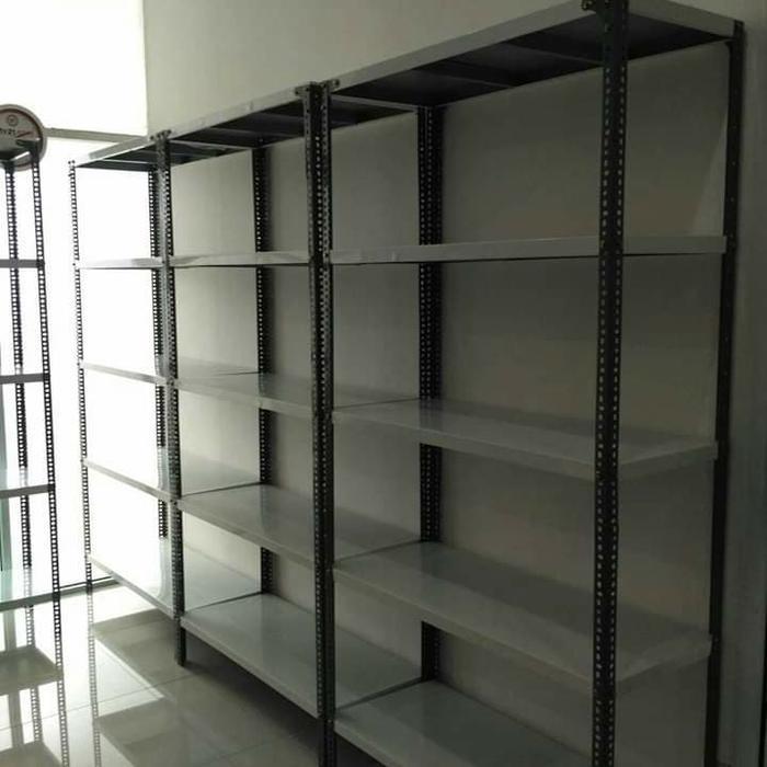 RAK BESI 5 SUSUN SIKU TEBAL ANTI KARAT