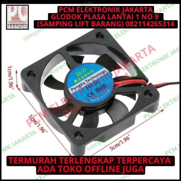 GRATIS ONGKIR KIPAS PENDINGIN COOLING FAN HANAYA 5CM 5 CM 5X5CM 24VOLT 24 VOLT 24V 