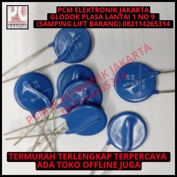 HOT DEAL VARISTOR MOV KAPASITOR ANTI PETIR MAX 30V BISA BUAT 24V S20K30 S20 K30 