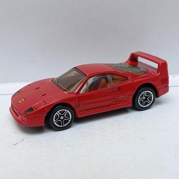 matchbox ferrari f40 diecast loose merah polos rare langka (s)