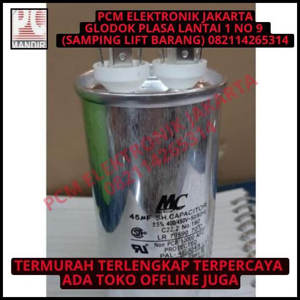 GRATIS ONGKIR KAPASITOR CAPACITOR AC RUNNING MC 45UF 45MF 45 UF MF 550V 660V 560VOLT 