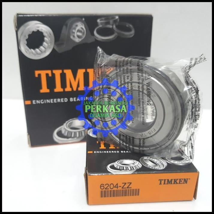 DISKON BEARING 6204 ZZ / 6204ZZ / 6204 2Z C3 TIMKEN ASLI