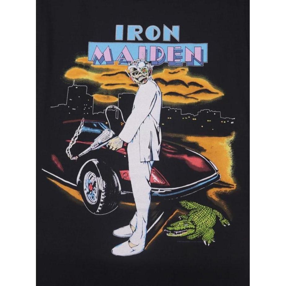 Kaos Baju Tshirt Dewasa Metal Musik IRON MAIDEN Original Vice Is Nice