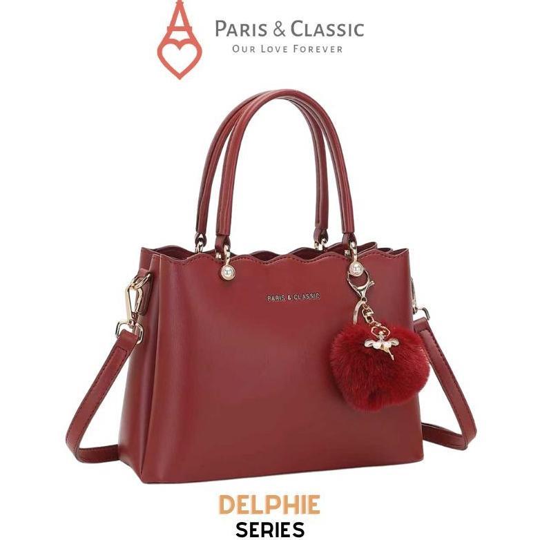 pengiriman cepat Paris Classic Tas Wanita Fashion Import Terbaru HandBag Wanita [PC 93315]