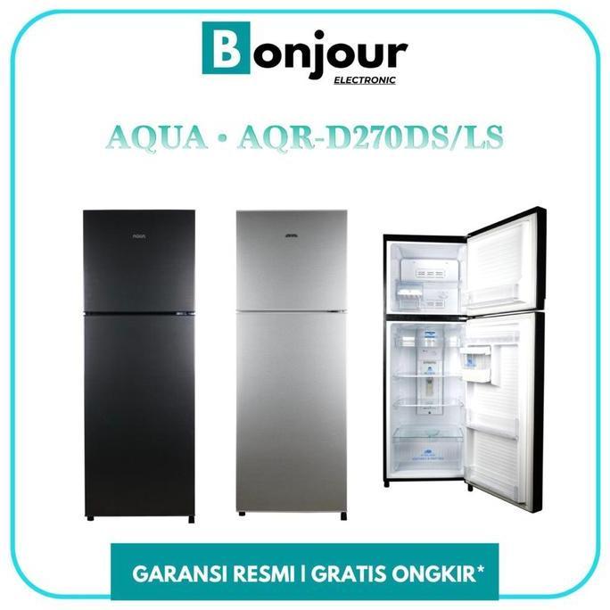 Grosir Aqua Kulkas 2 Pintu I Aqr-D270 I Aqrd270Ls I Aqr-D270Ds I Kulkas Promo