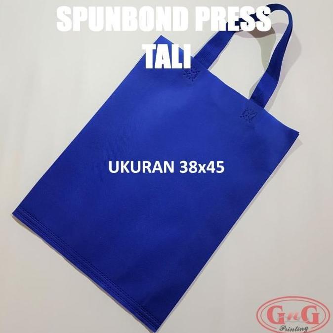 Spunbond Tali 38x45 Polos / Tas Kain / Kantong Kain / Goodie Bag/Goody