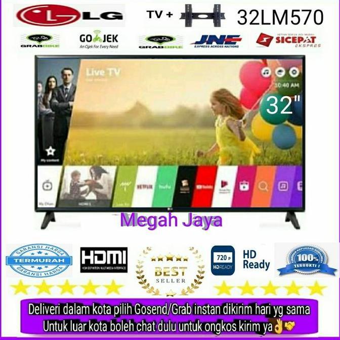 Murah Lg Led Tv 32 Inch 32Lm570 Smart Fhd Digital + Bracket