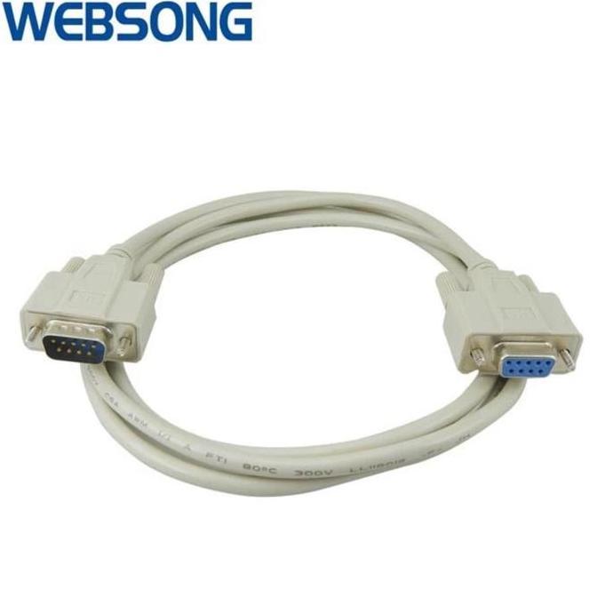 Kabel Serial DB9 Male to Female 1.5M 3M 5M 10M WEBSONG