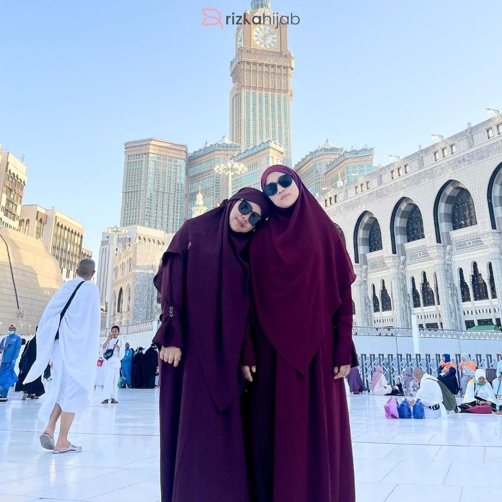 Limited Rizka Hijab - Shafeeya Abaya Set French Khimar