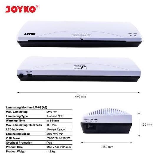 Sale Laminating Machine A3 Joyko Mesin Laminasi  Lm 03 Laminasi Panas Dan Dingin