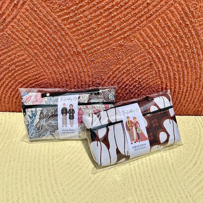READY PAKET 50 PCS SOUVENIR DOMPET HANDBAG MINI BATIK PERNIKAHAN/WEDDING/KHITANAN BATIK KHAS JOGJA B