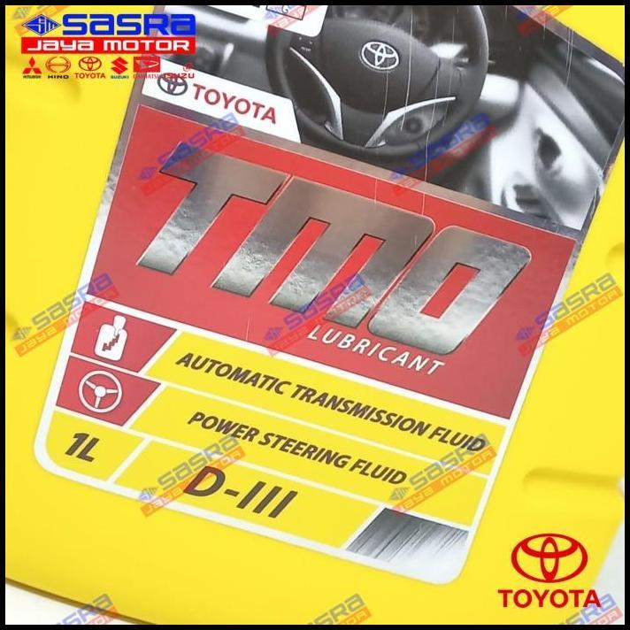 BEST DEAL OLI POWER STEERING/ATF D.III (D3) TMO 1 LITER - TOYOTA GENUINE 
