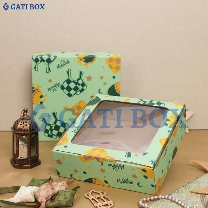 kotak kue box cake dus lapis legit lebaran idul fitri dus 22x22x7