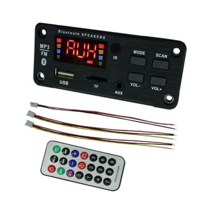 Grosir 002 Mp3 Modul Bluetooth 12V Dilengkapi Amplifier 2X25Watt