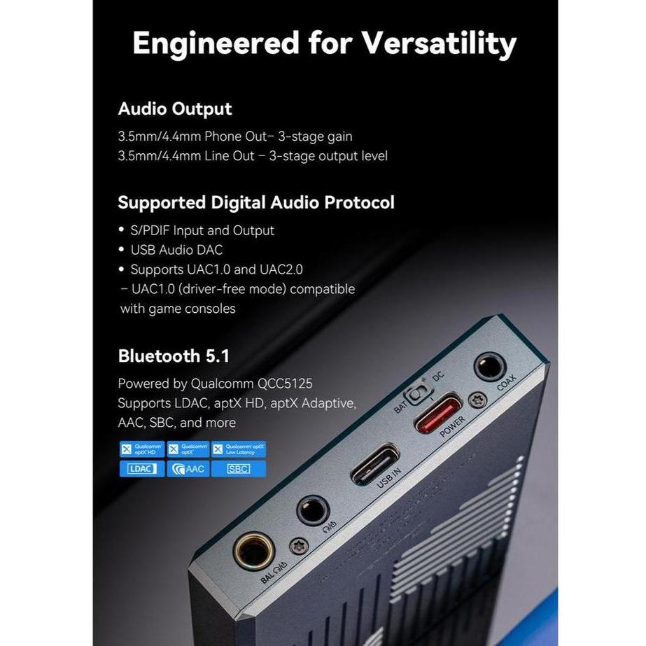 Murah Cayin Ru-9 / Ru9 / Ru 9 Portable Nutube 6P1 Vacuum Tube Dongle