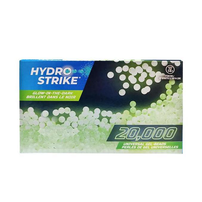 HYDRO STRIKE 20K REFILL GEL BEADS GLOW IN THE DARK