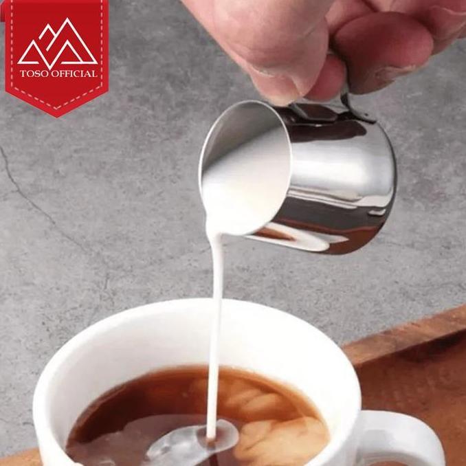 Milk Jug Kopi Mini Creamer Cup Stainless Gelas Takar Susu Gula Cair Gelas Madu Espresso Sugar Pot