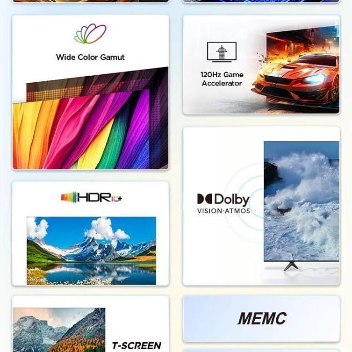 Promo Tcl 75P755 Led Tv 75 Inch Google Tv 4K Uhd Dolby Smart Tv Tcl 75 Inch | Tv 75 Inch Tcl 75P755 