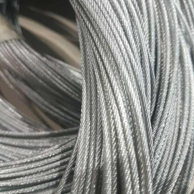 Promo 1 Roll Kawat Seling Pvc 4Mm / Kawat Seling Lapis Siicon