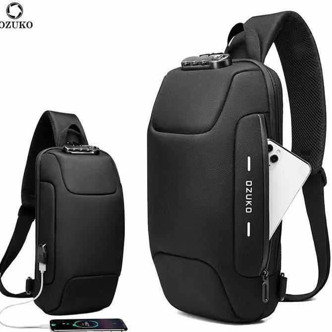 Ozuko Sling Bag 9223 Tas Selempang Pria Tas Selempang Cowok Sling Bag Sling Bag Besar