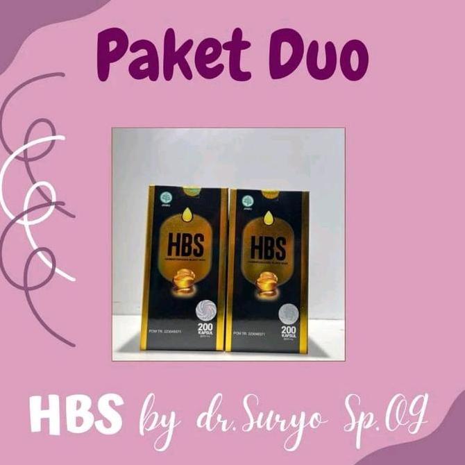 HBS BY DR SURYO SPOG | PAKET DUO HBS | 2 BOTOL HBS ORIGINAL DAN TERPERCAYA