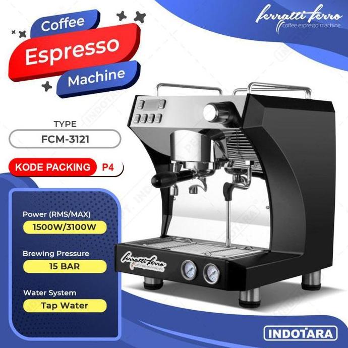 Mesin Kopi Espresso / Espresso Machine Ferratti Ferro FCM-3121