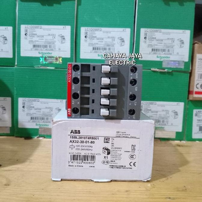 Kontaktor Abb Ax32-30-01-80 220V Original Best Seller