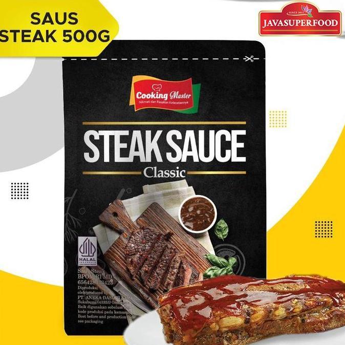 Cooking Master/ Steak Sauce/ Saus Steak/ Sauce Steak Halal 500g
