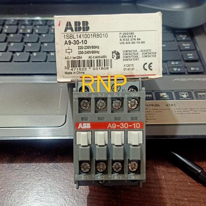 Abb A9-30-10 Kontaktor 3Phase 25A Terbaik